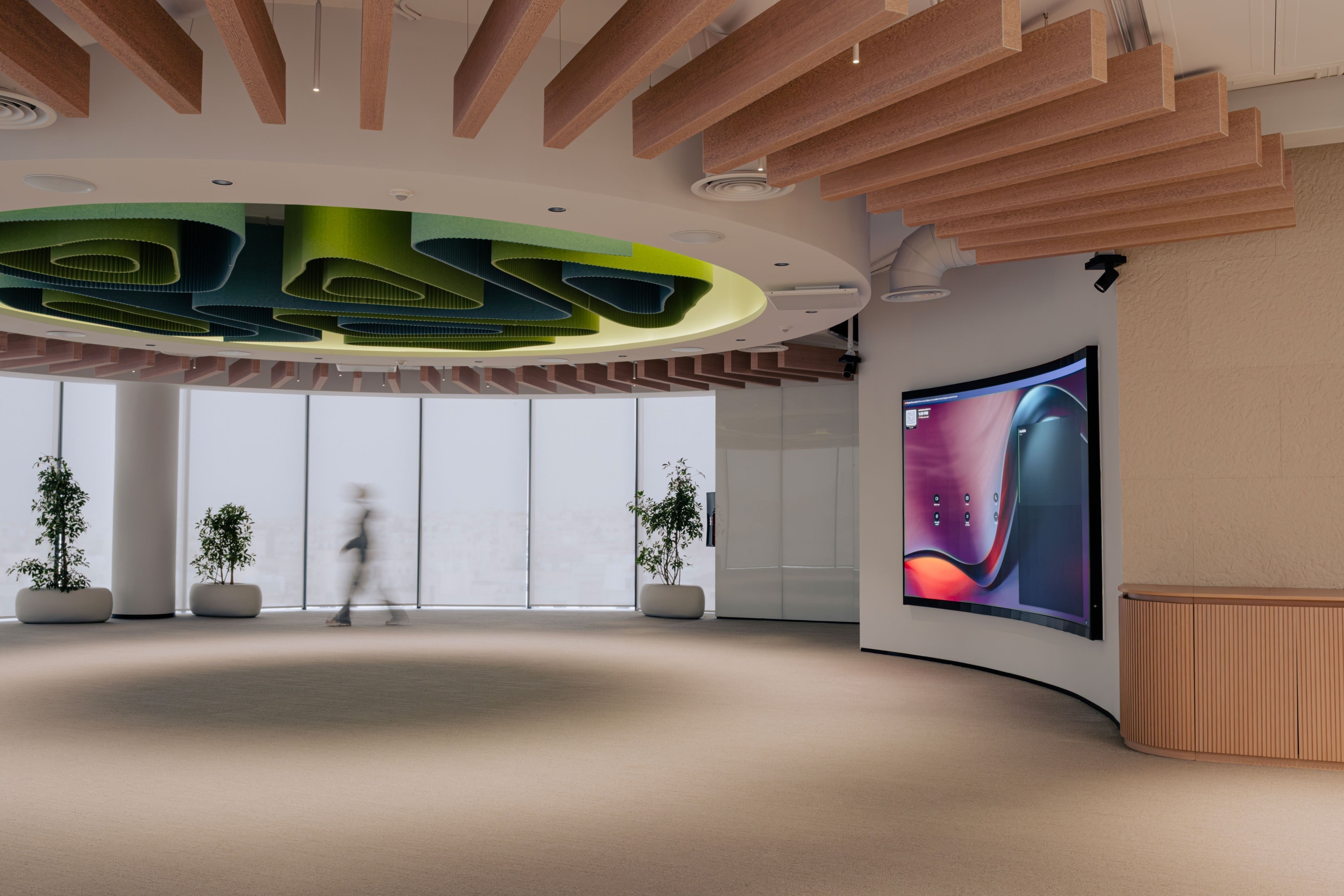Brand Colour Built into Acoustic Space
